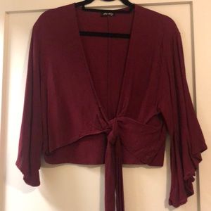 Burgundy/Red Top